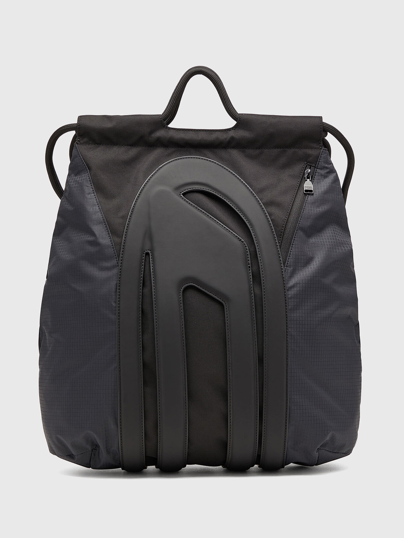 CAGE D TOTE backpack with logo accent brand DIESEL Globalbrandsstore en