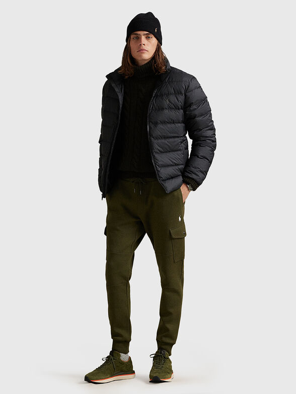 Cotton cargo trousers with waist ties - 4