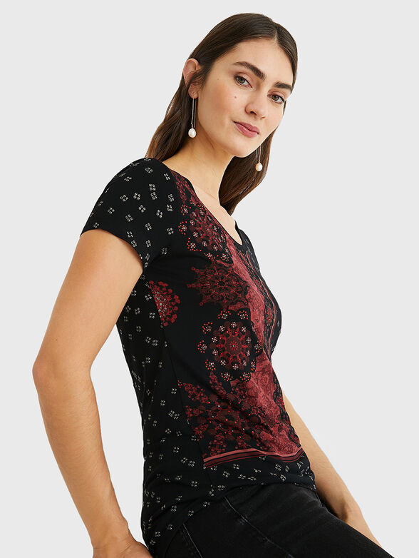 ESTAMBUL T-shirt with mandala print  - 3
