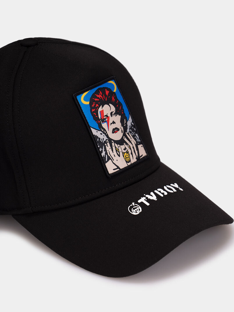 Baseball cap with art detail - 3