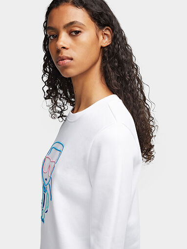 Sweatshirt with 3D logo detail - 3