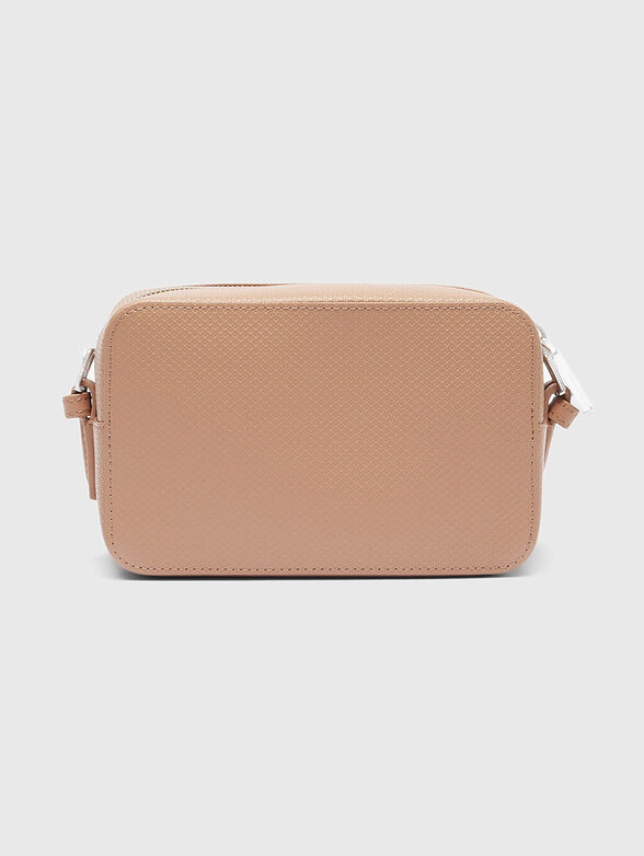 Leather crossbody bag with logo - 3