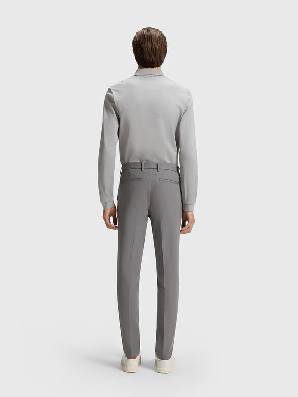 Cotton slim trousers - 2