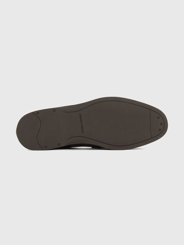 Brown suede moccasins - 5