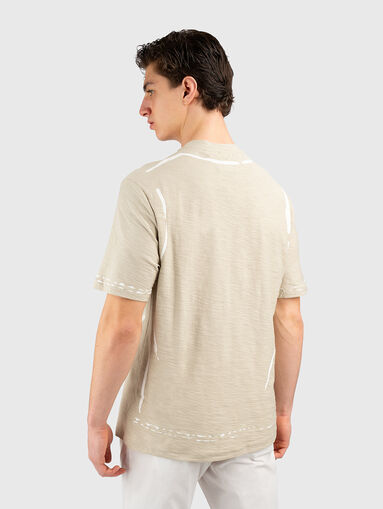 Cotton T-shirt with graphic print - 3