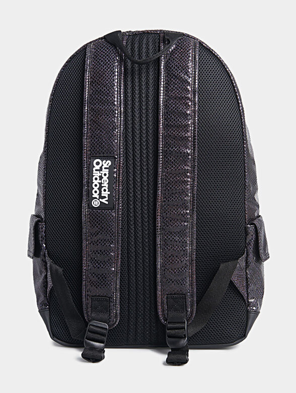 GLITTER SCALE MONTANA Backpack with python print - 3