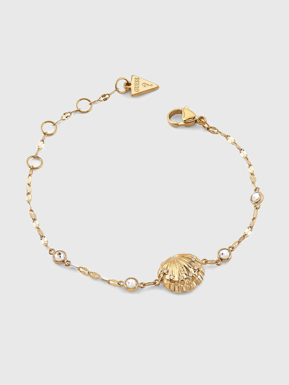 SEASHELL bracelet with rhinestones - 1
