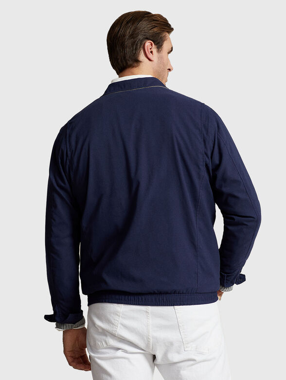 Dark blue hooded jacket - 3