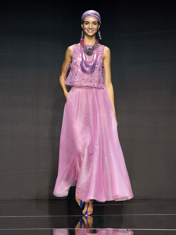 Top in pink with sequins - 6