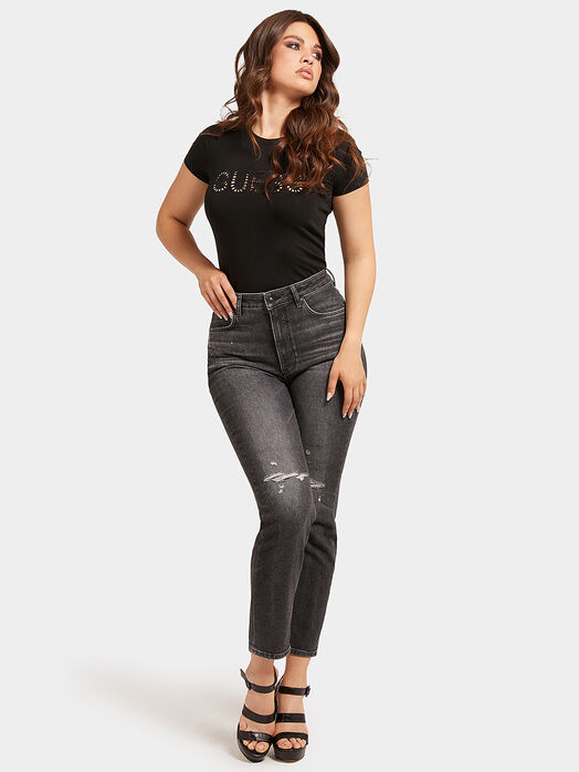 Jeans with abrasions