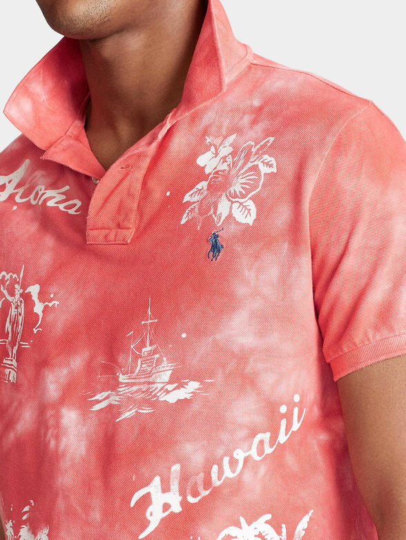 Hawaii print polo-shirt - 3