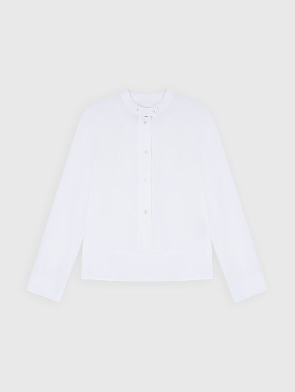 Cotton poplin shirt - 1