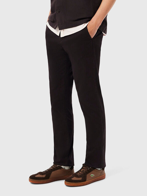 Cotton-blend chino pants - 3