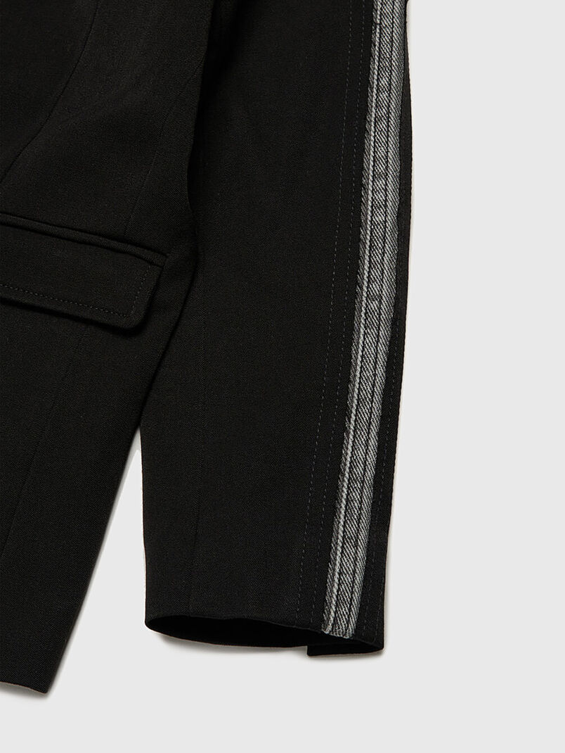 Jacket with denim trims  - 3