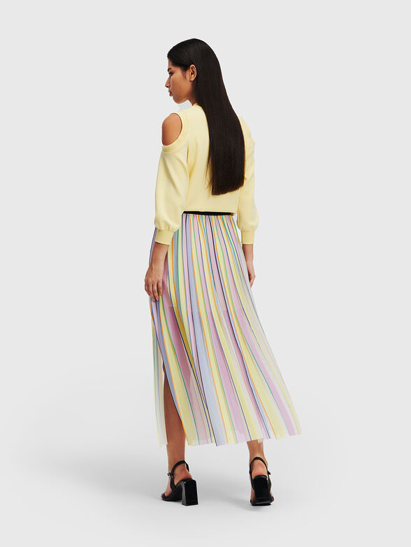 Multicoloured midi skirt - 2
