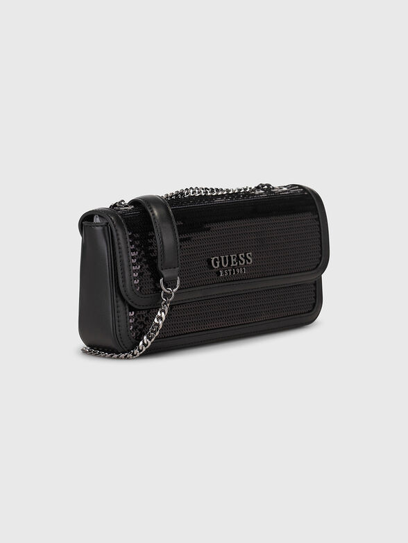 Black sequins crossbody Bag - 4