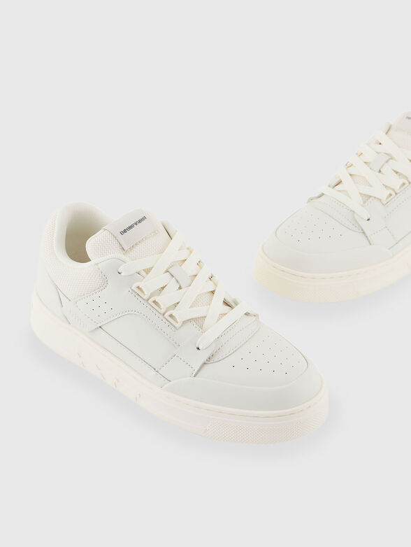 Leather sneakers - 4