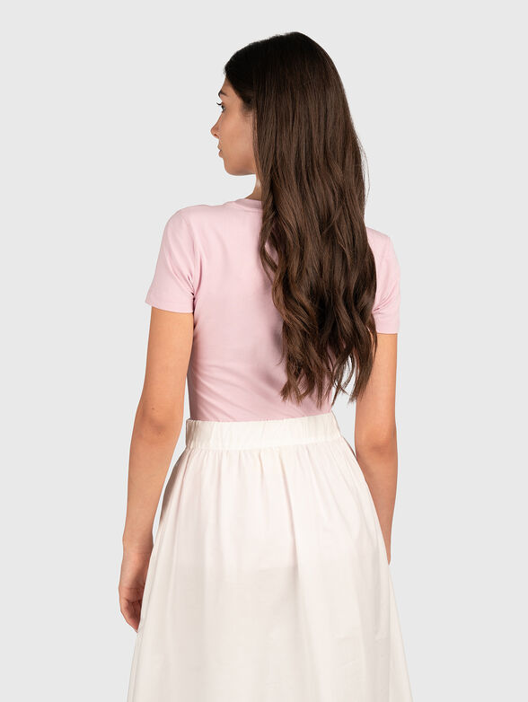 T-shirt with appliqued sequins - 3