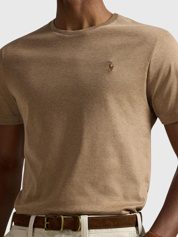 Cotton T-shirt with embroidered logo - 4