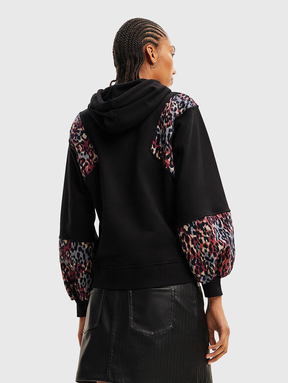 Cotton sweatshirt with animal details - 3