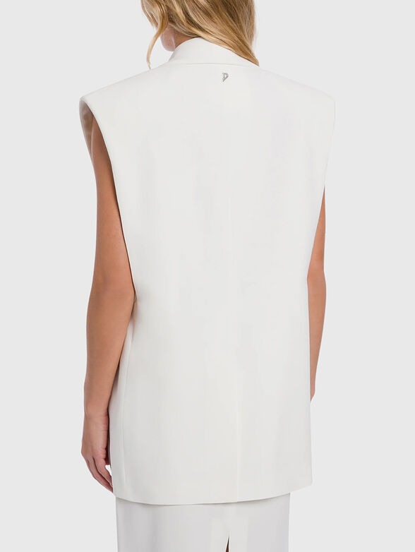 Oversized viscose blend vest - 3