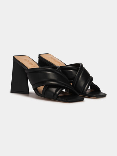 Black heeled sandals - 2