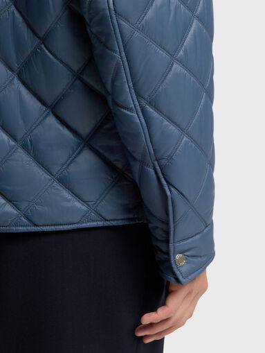 Quilted jacket with classic collar - 5