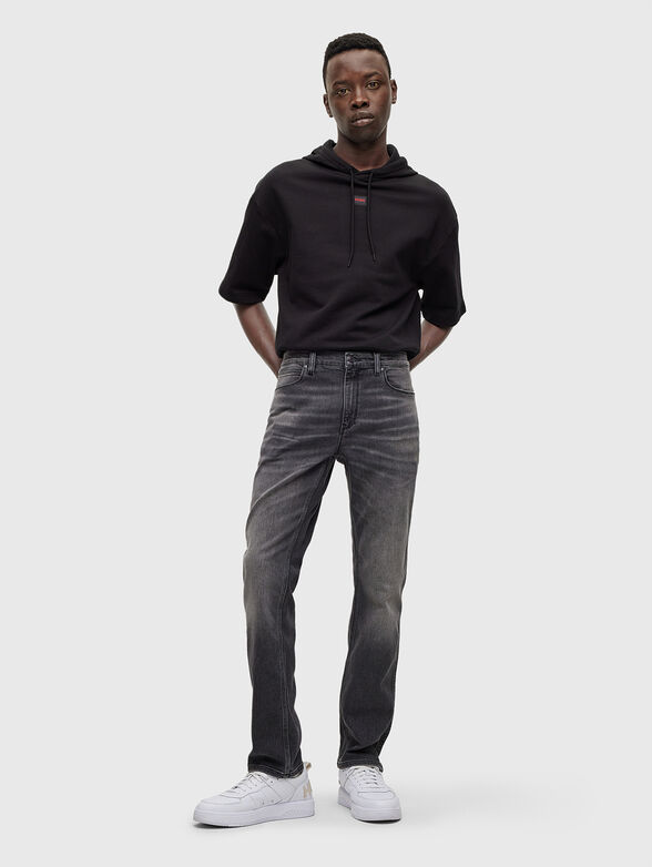 Grey jeans with washed effect - 4