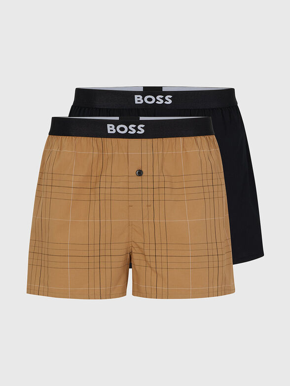 Two-pack boxers with logo waistbands - 1
