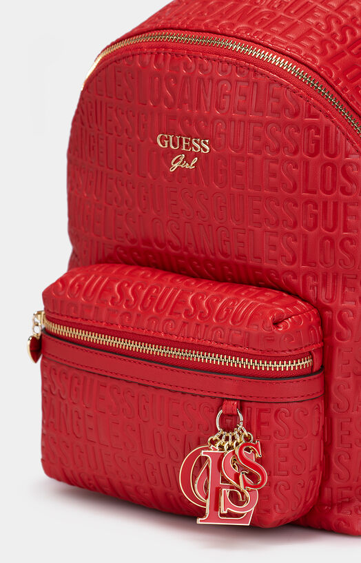 guess store mini backpack red Factory Juniper Crossbody Buy Guess Red Brand Logo