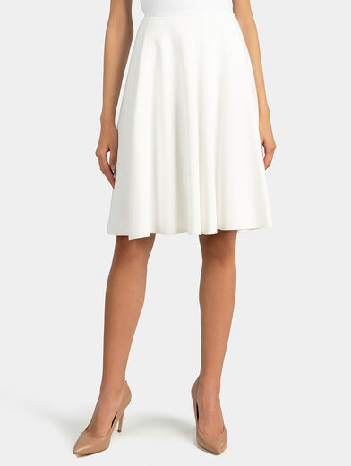 White flared skirt - 6