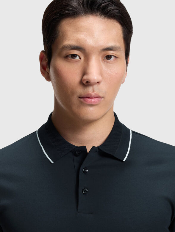 Dark blue polo-shirt - 4