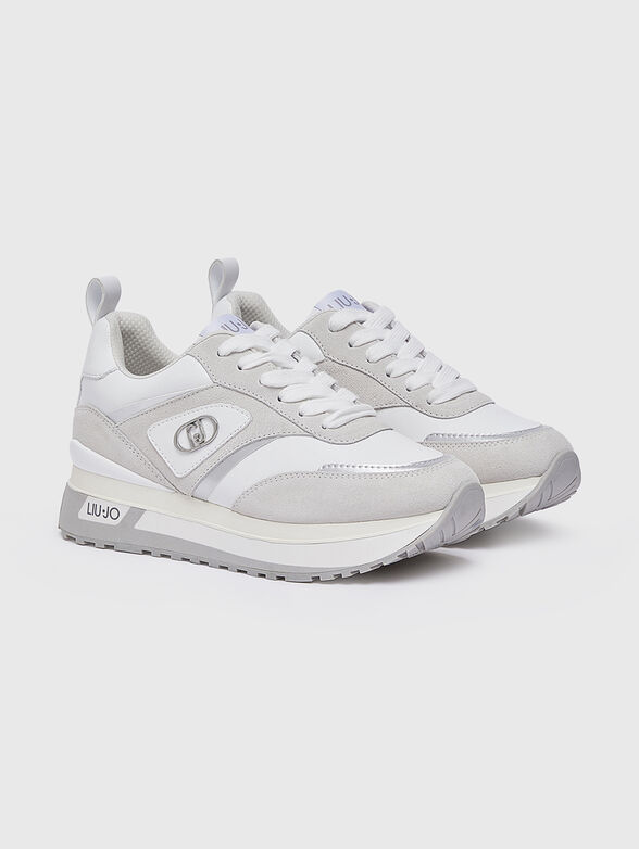 Beige sport shoes - 2