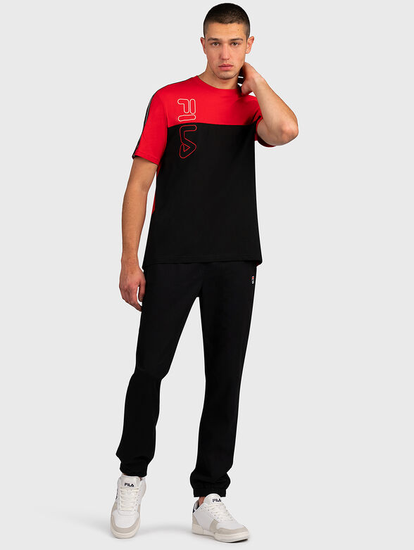 OJAS cotton t-shirt with logo stripes - 4