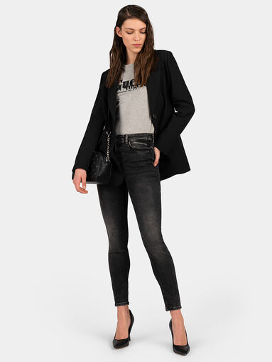 Gray jeans with metal accessory - 3