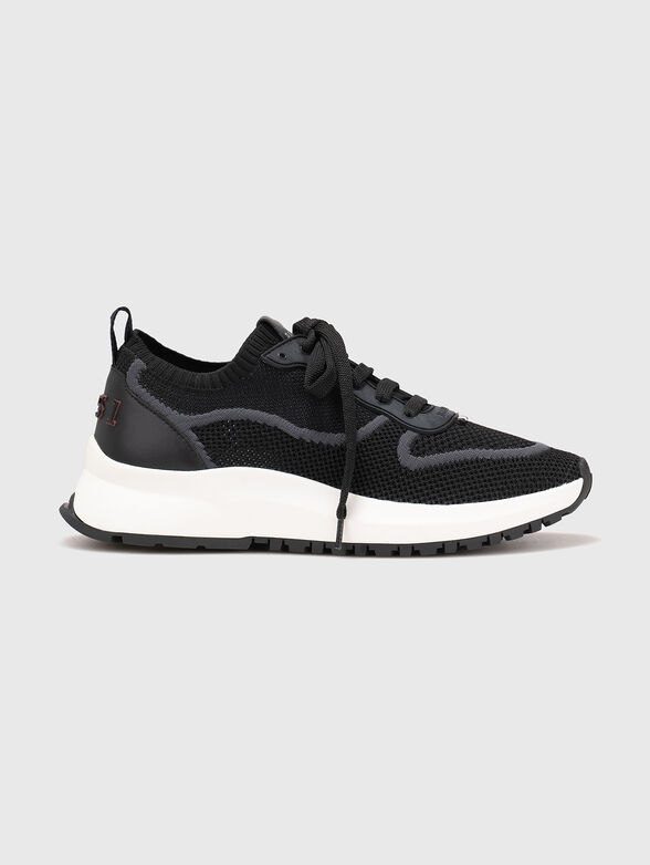 Black sport shoes - 1
