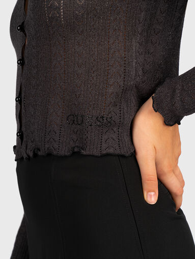 EVE cardigan with logo accent - 4