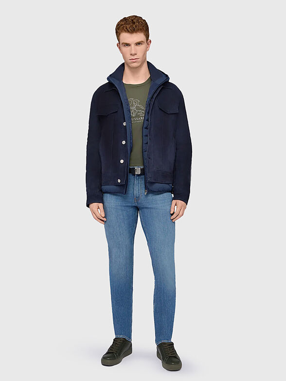 Slim jeans with worn effect - 4