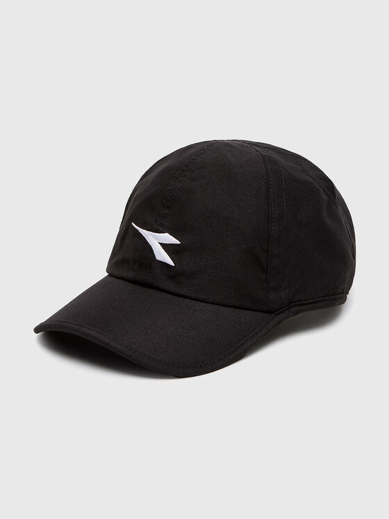 Black hat with logo embroidery  - 1