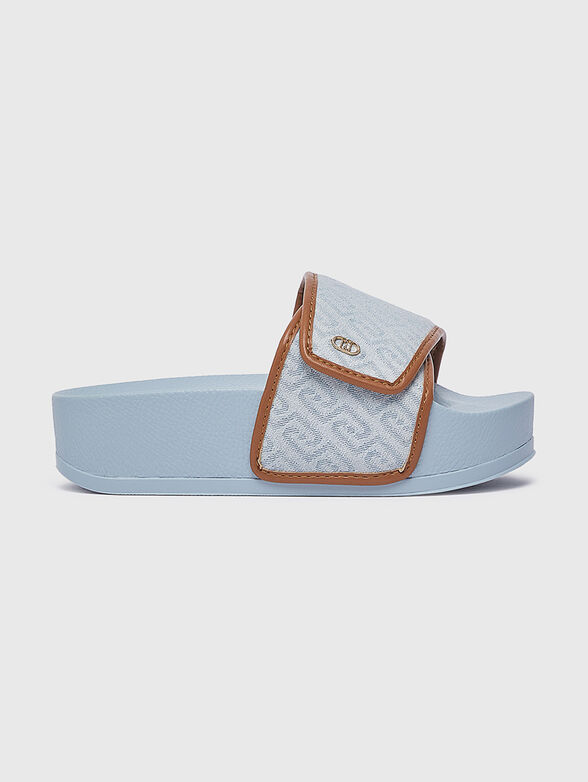 MYKONOS 04 platform sandals with monogram - 1