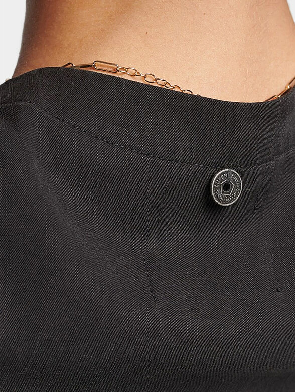 Black mini dress - 5