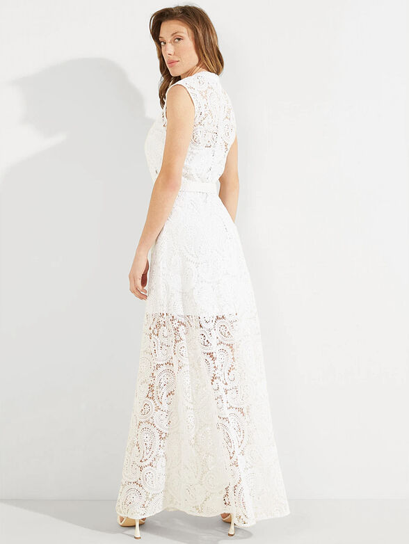 CRETA maxi dress with lace - 2