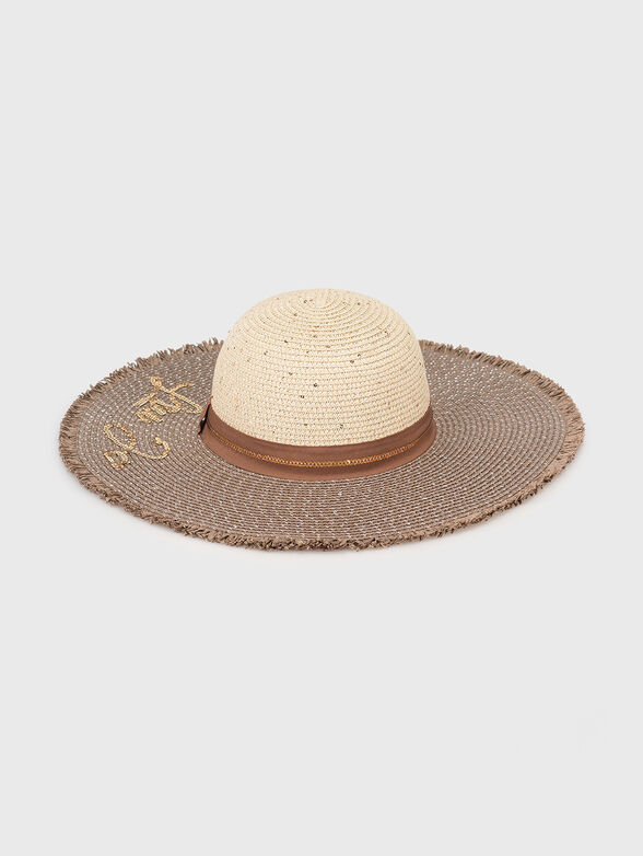 Logo detail straw hat  - 2