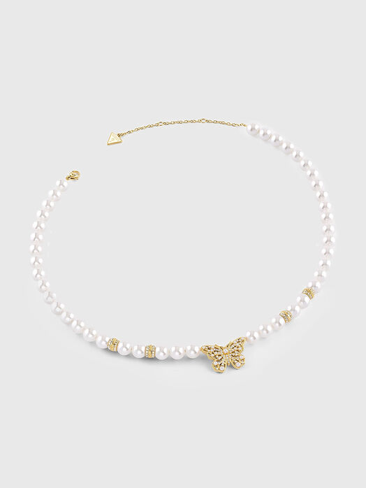 Necklace with rhinestones