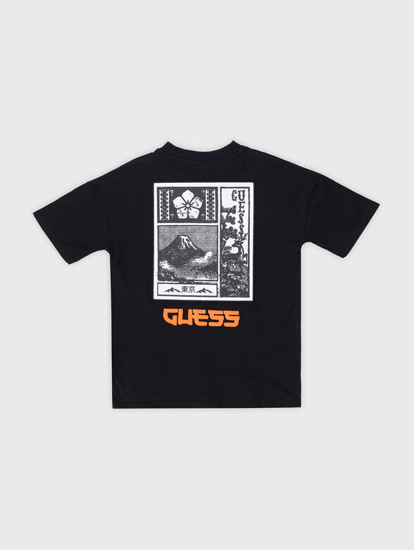 T-shirt with embossed logo  - 2