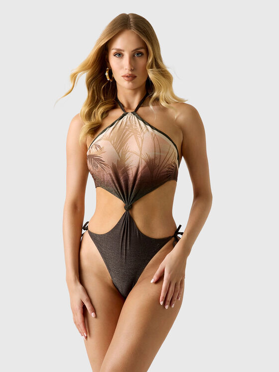 One-piece swimsuit with cut-out details - 1