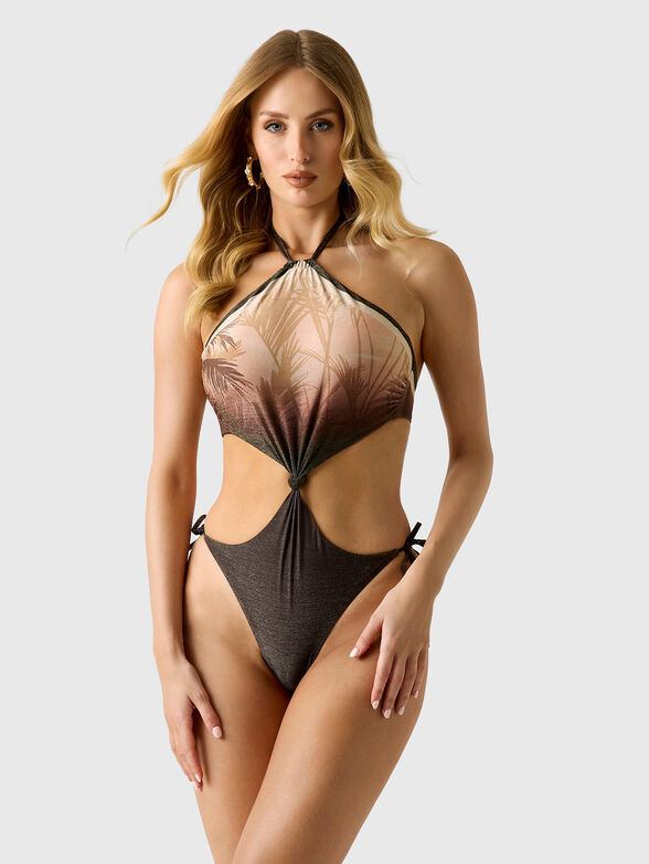 One-piece swimsuit with cut-out details - 1