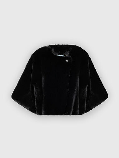 Faux fur cropped coat - 5
