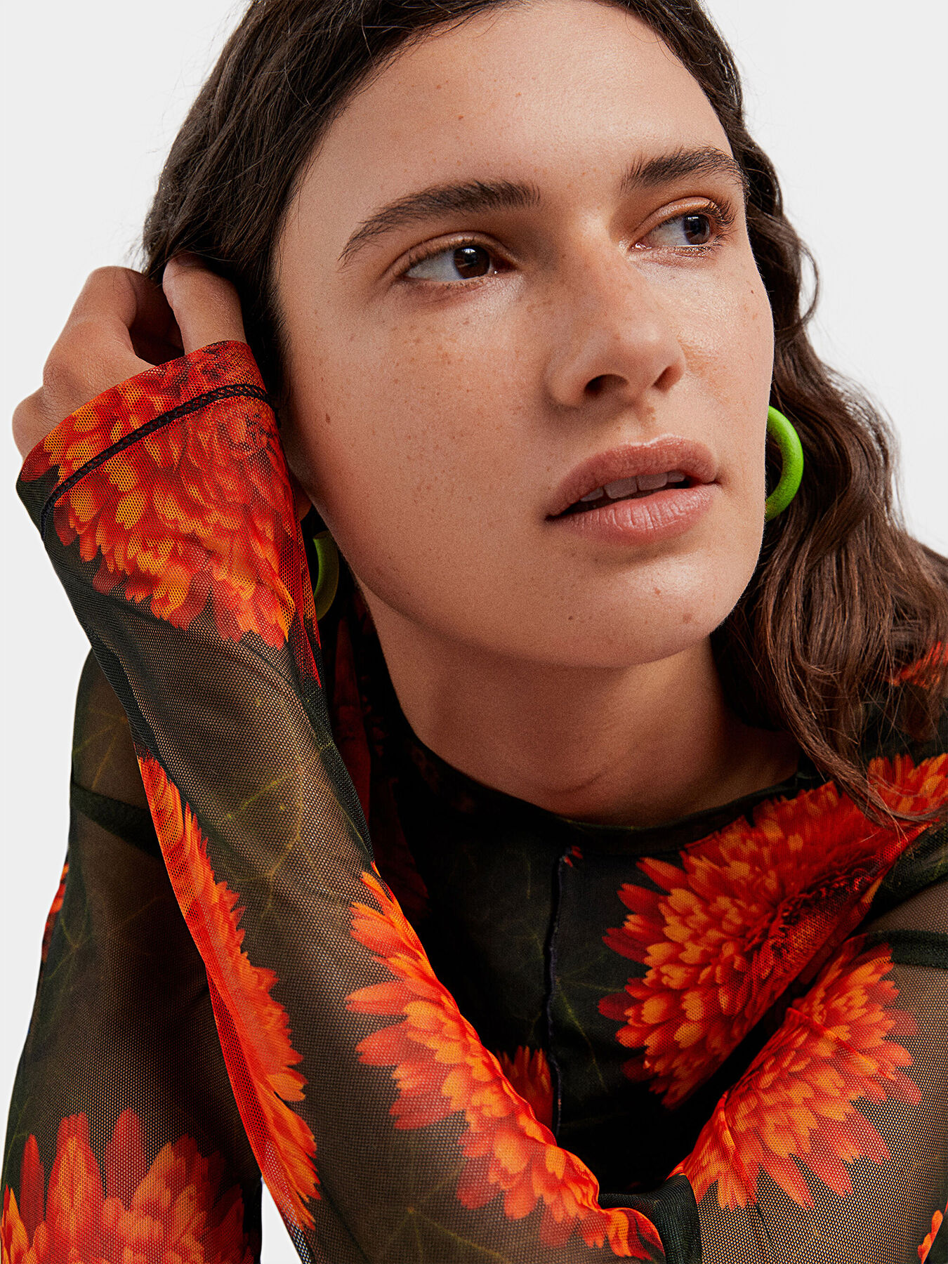 GAILA blouse with long sleeve and floral print brand