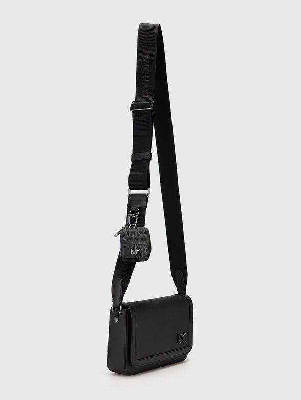 Crossbody bag in leather with logo detail - 2